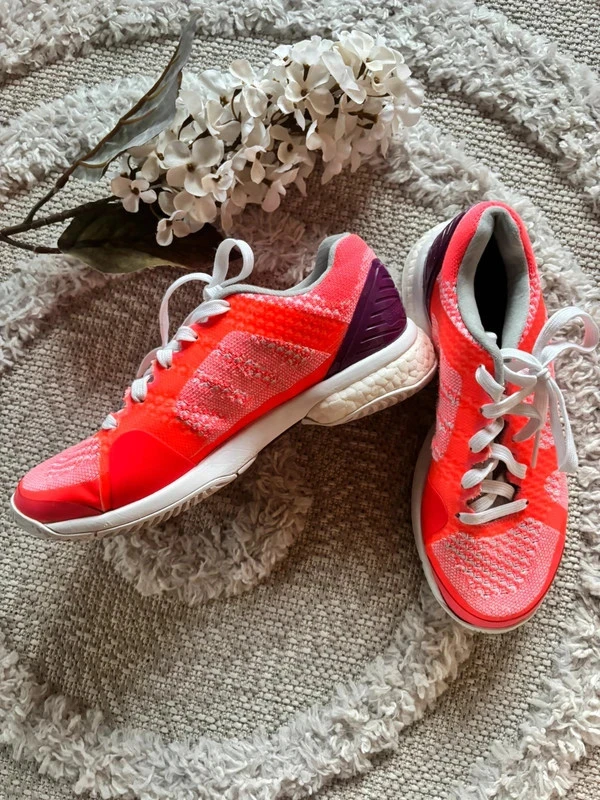 Baskets Adidas Stella McCartney rose fluo – Taille 38 – Très bon état tennis chic